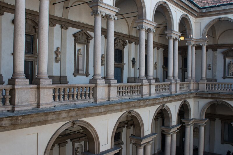 Pinacoteca di Brera national gallery of ancient and modern art located in the Brera district